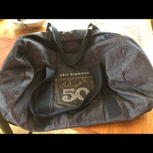 Neil Diamond Fifty Years in music commemorative denim bag